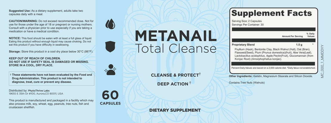 Metanail Complex Supplement Fact